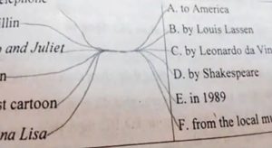 funny school answers
