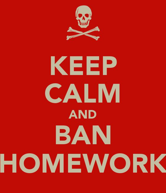 cons should homework be abolished