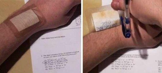 cheating exam 8